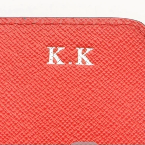 Louis Vuitton red twist long wallet. - Picture 9 of 10